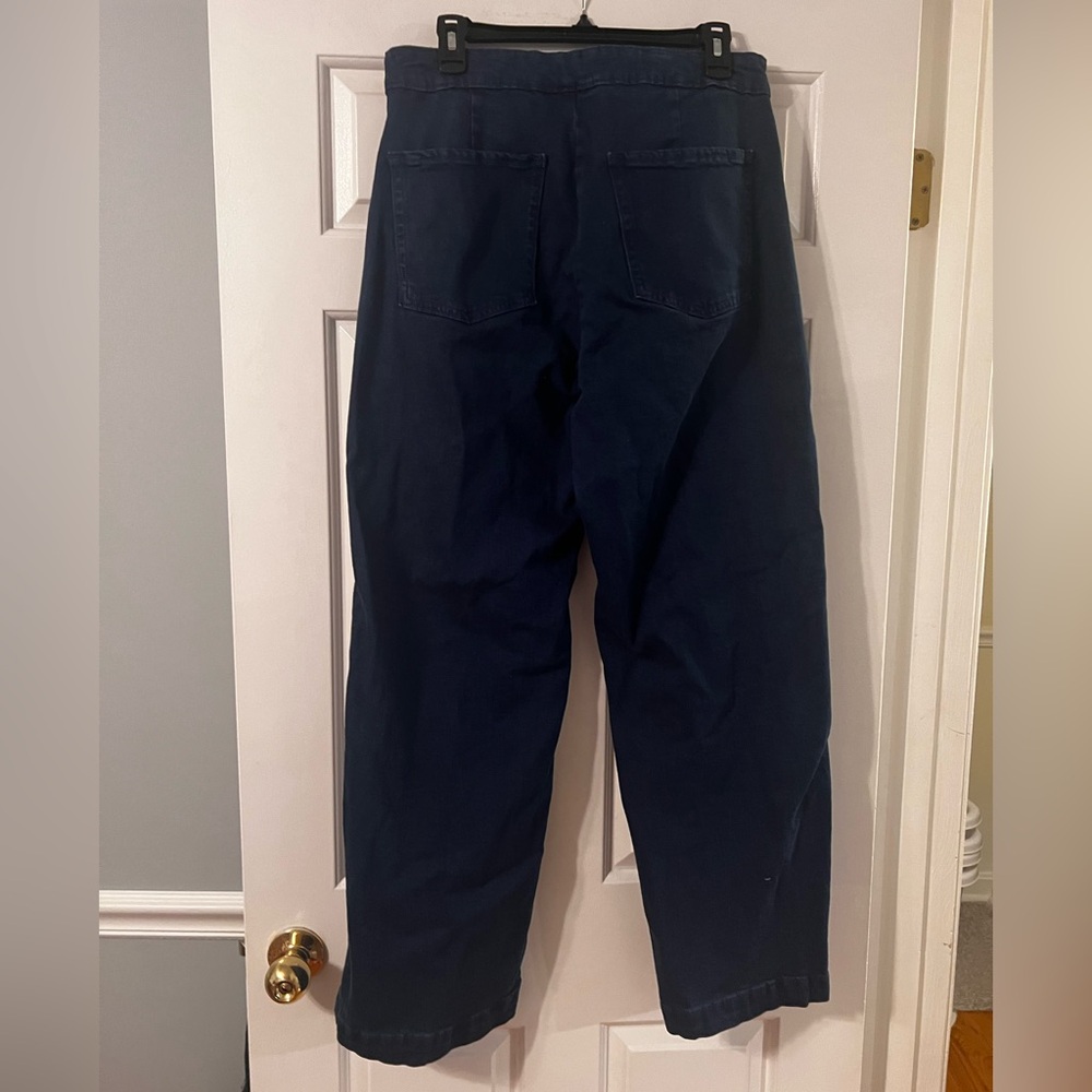 Old Navy Women's SKY-HI wide LEG jeans - Picture 2 of 7